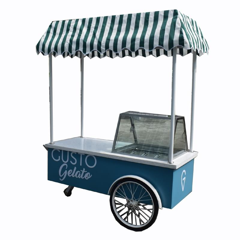 ice cream display cart