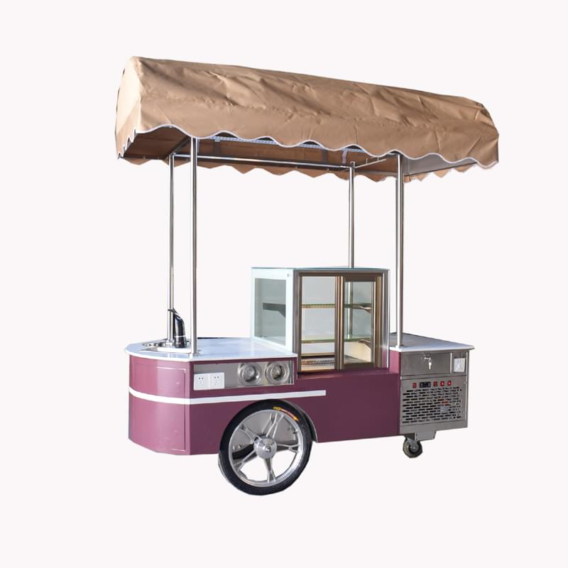 Portable cake freezer cart