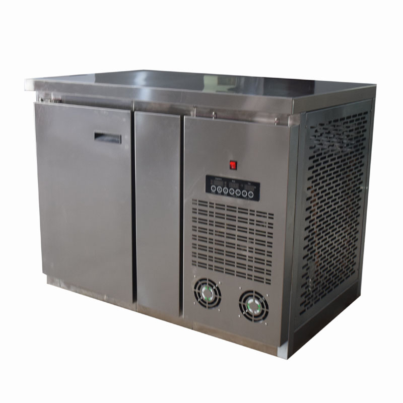 stainless steel works freezer