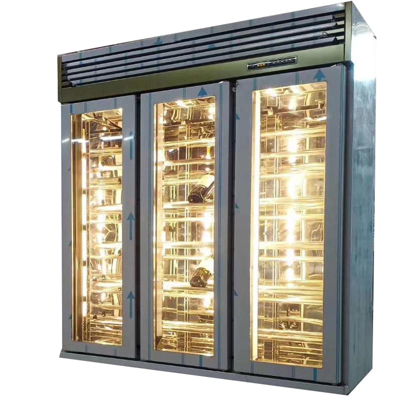 wine and beer fridge cabinet