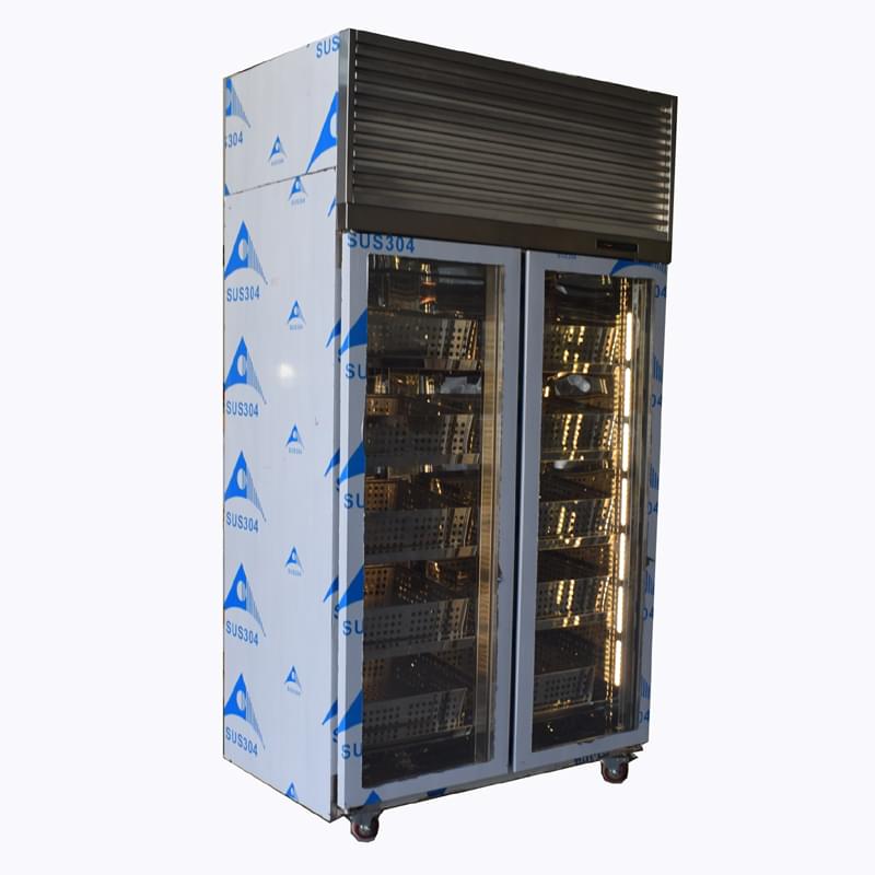 Customized vegetable display freezer