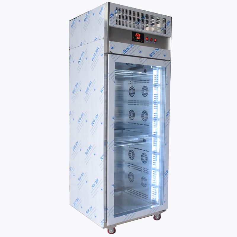 Blank drying display freezer