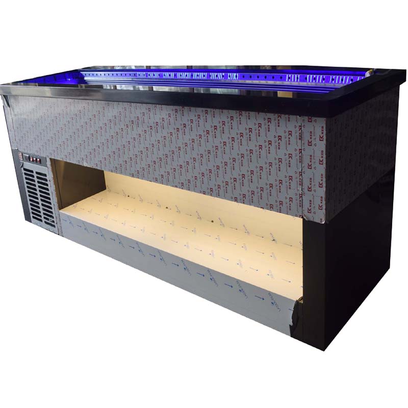 open display chilled freezer