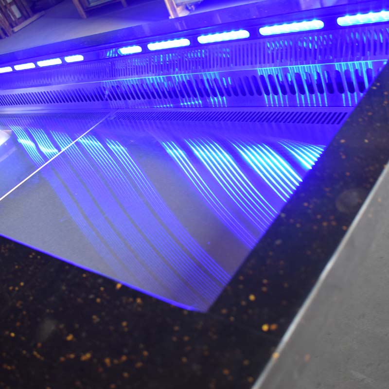 Customized open display freezer
