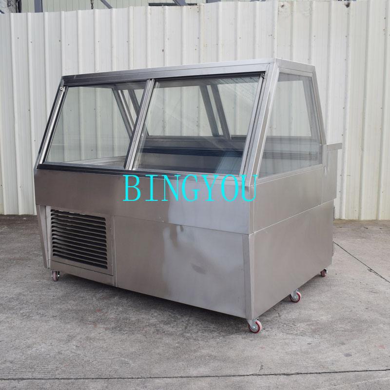 stainless steel display cabinet