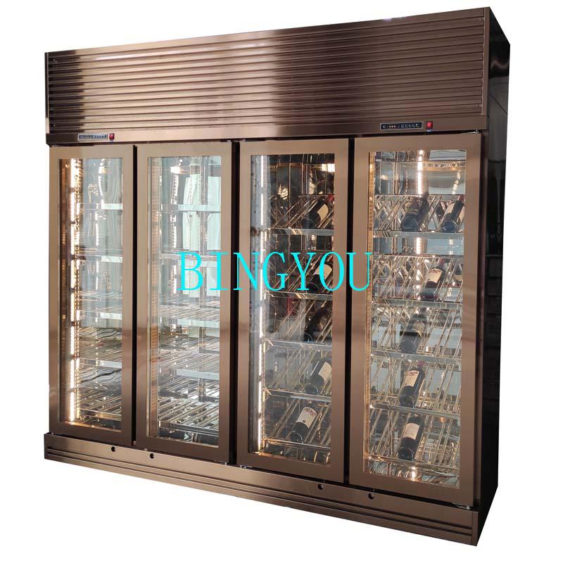 Customized beef display freezer