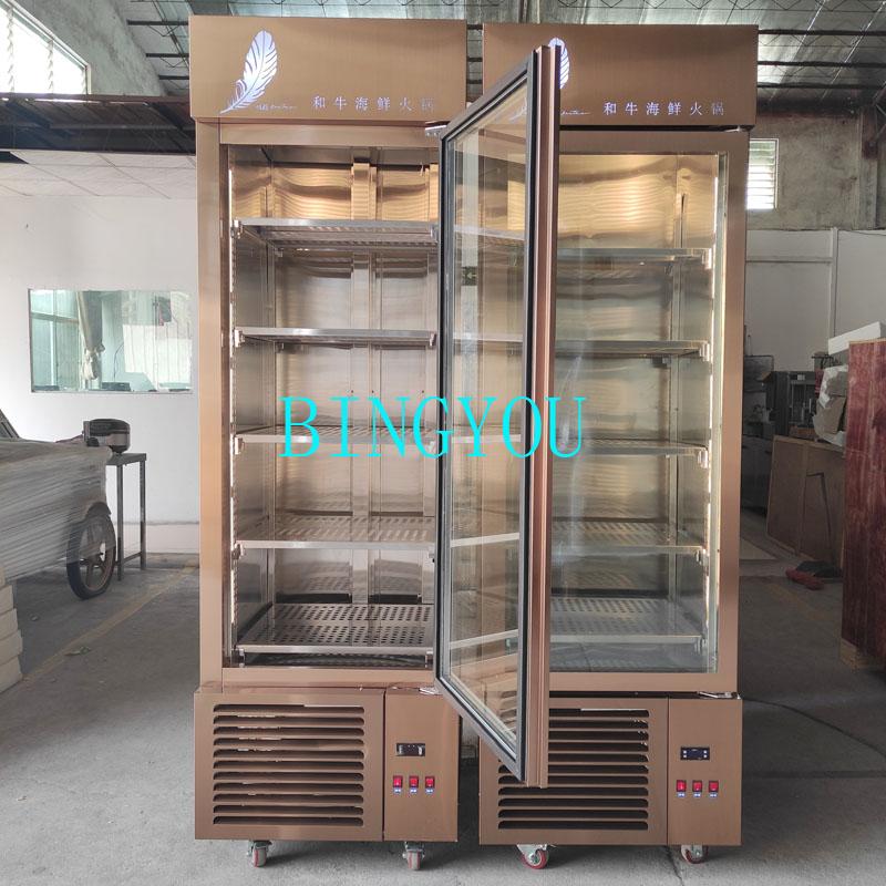 Air cooling sefood display cabinet