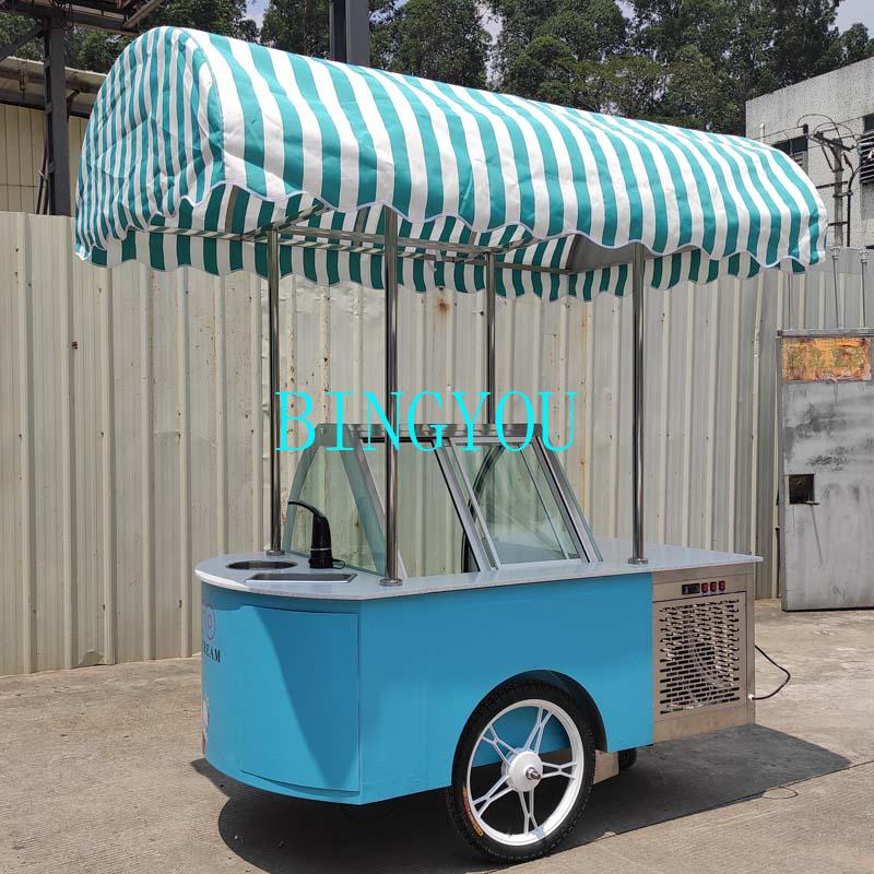 ICE CREAM PUSHCART FREEZER