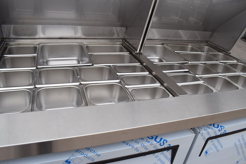 Customized cold buffet selection table