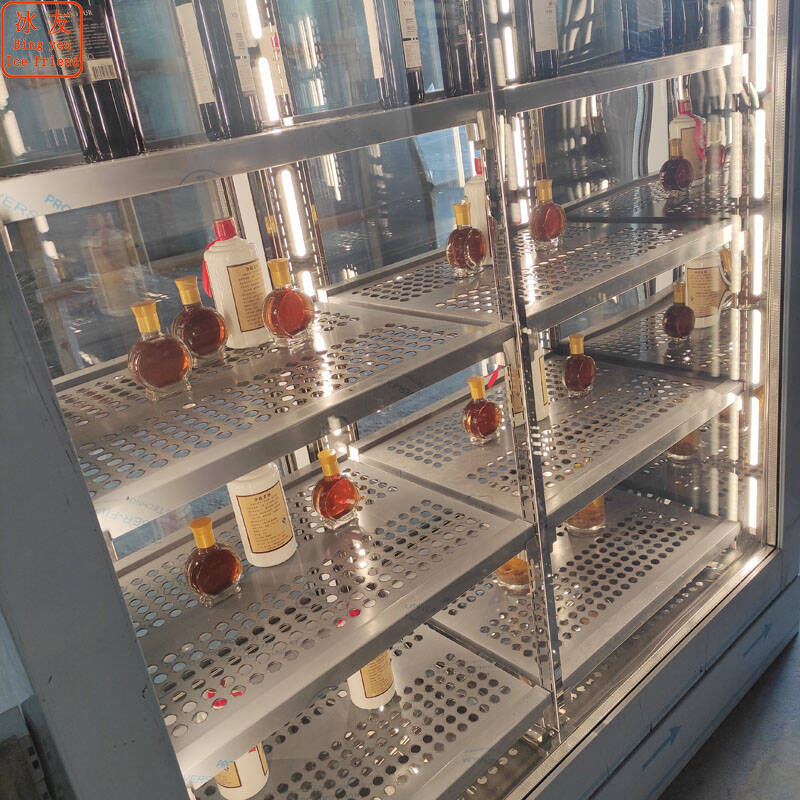 wine display freezer