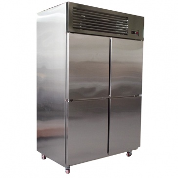 Commercial d'acier inoxydable de cuisine, congélateur