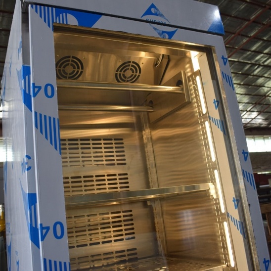 Direct d'usine de porte en acier inoxydable 304 sec boeuf de vitrine 