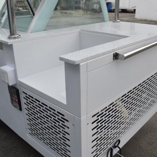 Commercial électrique de haute qualité supermarché pousser à la crème glacée panier 
