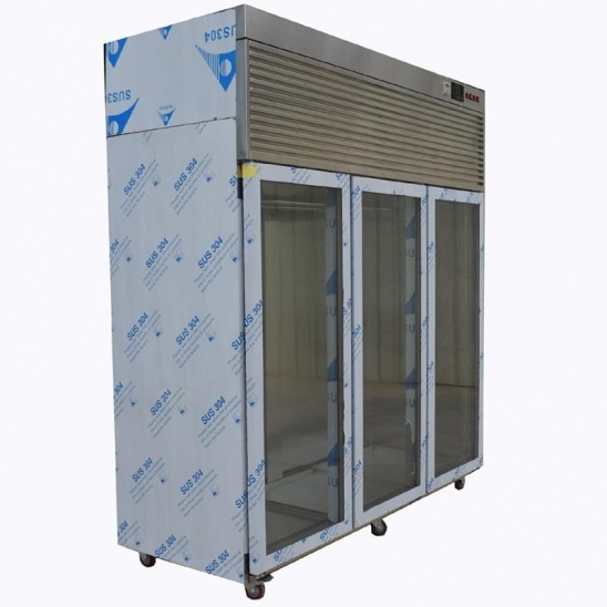 Direct d'usine en acier inoxydable 304 de portes en verre, sèche boeuf de vitrine 
