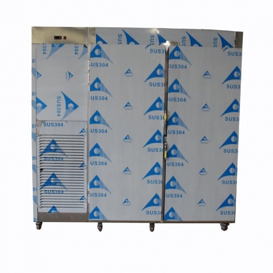 Personnalisé verticale grande double porte de cuisine en acier inoxydable congélateur 