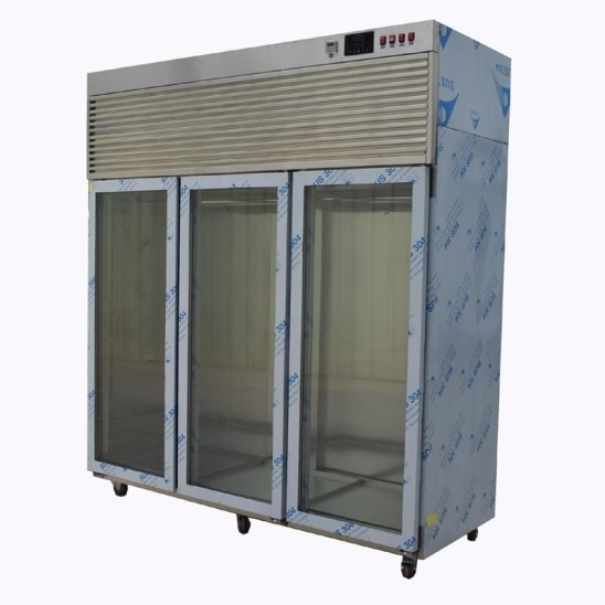 Direct d'usine en acier inoxydable 304 de portes en verre, sèche boeuf de vitrine 