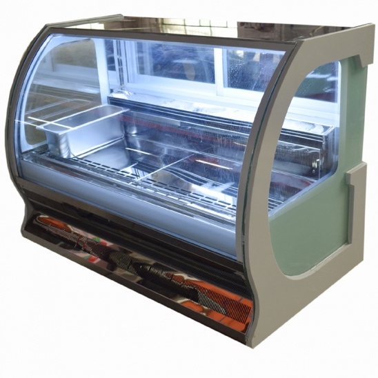 Petit bureau d'air de refroidissement à basse température de la glace à la crème vitrine 
