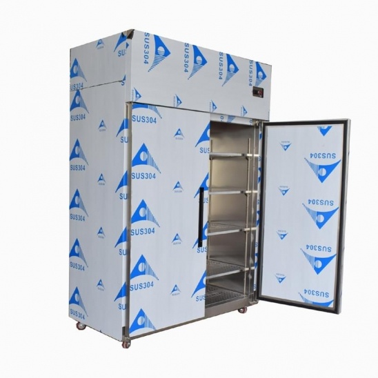 L'usine de la vente directe restaurant de l'air de refroidissement mobile de cuisine commerciale congélateur 