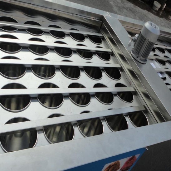 La chine en acier inoxydable commercial cylindrique glace, le gel de la machine 