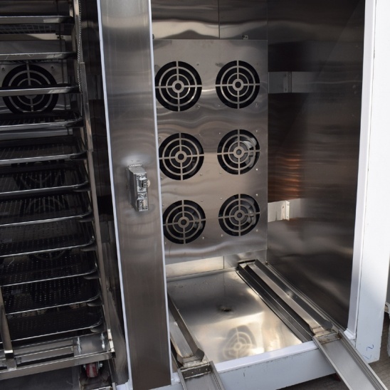 À moins 40 degrés celsius Commercial chariot en acier inoxydable dans les aliments blast congélateur 