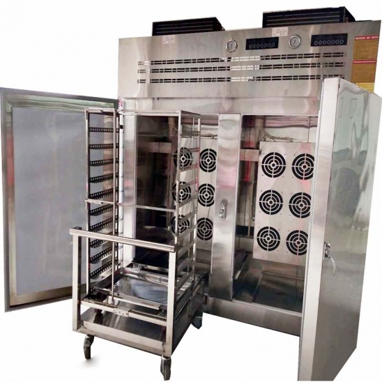 À moins 40 degrés celsius Commercial chariot en acier inoxydable dans les aliments blast congélateur 