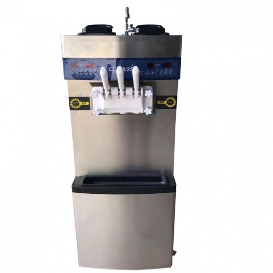 Bingyou nouveau trois-couleur doux Servir la crème glacée machine à pré-refroidissement 