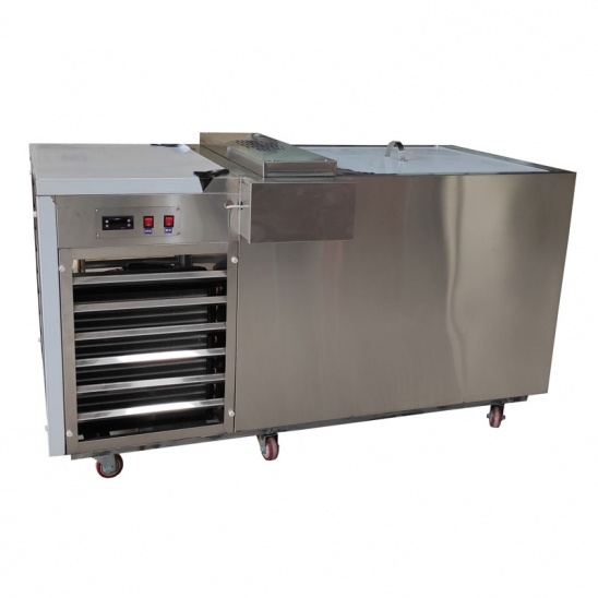 Personnalisée en acier inoxydable petits transparence de la glace bloc faisant la machine 