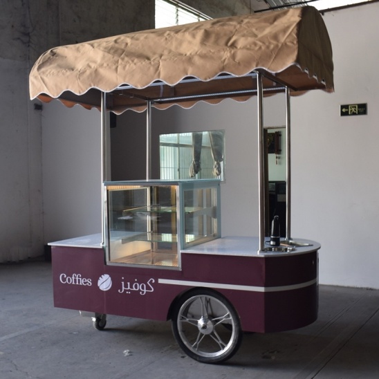 Personnalisé mobile dessert distributeur de panier 