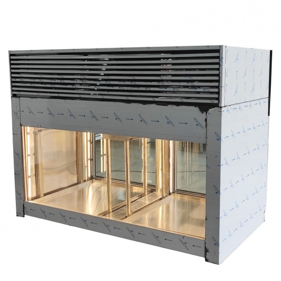 armoire de maturation de boeuf sec en acier inoxydable noir de bureau personnalisé 